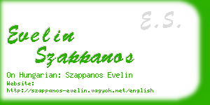 evelin szappanos business card